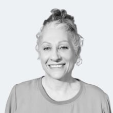 Gina Keller, a Circuit Board Assembly Specialist in Black and White